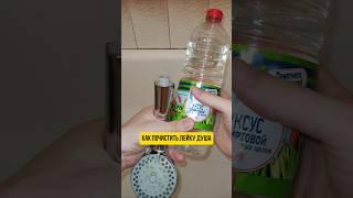 Как очистить душевую лейку внутри #советы #ванная #душ #сантехника #полезное #ремонт #уксус #лайфхак