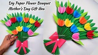 Diy paper flower bouquet/Mother's Day Gift Idea/Birthday gift ideas