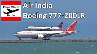 Air India एअर इंडिया Boeing 777-200LR *VT-AEF* takeoff from San Francisco Airport