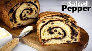 Homemade Cinnamon Raisin Swirl Bread