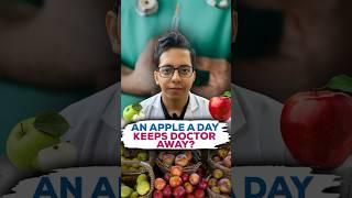 Apple a Day Keeps Doctor Away ? | Dt.Bhawesh | #diettubeindia #dietitian #fruit #shorts