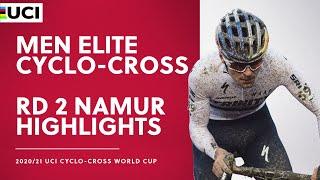 Round 2 - Men Elite Highlights | 2020/21 UCI Cyclo-cross World Cup - Namur