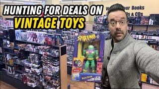 Toy Hunting for DEALS on VINTAGE TOYS at BOOK OFF NYC!