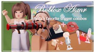 ꒰ Roblox ASMR  ꒱ BellaBee ASMR Does Her Favorite Trigger Combos!!  𝜗𝜚 ˎˊ˗