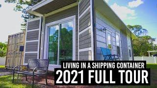 Full Tour of My Shipping Container Home | My Mom's Home Away From Home