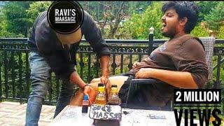 Best Indian Head and Thigh Massage - Head, scalp & Deep tissue massage by Ravi | Kasol |ASMR