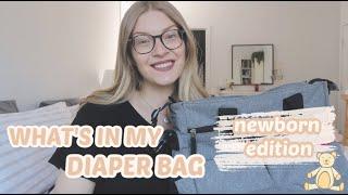 WHAT'S IN MY DIAPER BAG // first time mom