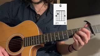 Green Eyes - Easy Guitar Chord Video