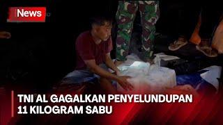 TNI AL Gagalkan Penyelundupan 11 Kg Narkoba Jenis Sabu Senilai Rp41 Miliar - iNews Room 19/07