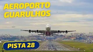 SBGR LIVE 28 - Câmera AO VIVO 24H do Aeroporto Internacional de Guarulhos - GRU Airport - Com Fonia