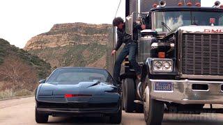 KITT VS Semi-Truck | Knight Rider CLIP