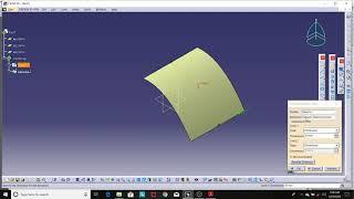 21. Wireframe and Surface Tutorial Catia V5: Creating Extruded Surfaces