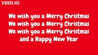 We Wish You A Merry Christmas - MusicK8 Lyrics