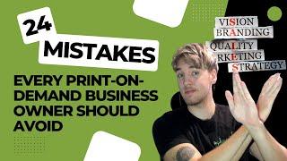 24 Mistakes Every Print-on-Demand Business Owner Should Avoid | Awkward Styles POD [2023]