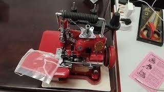 Unboxing Guru portable overlock machine