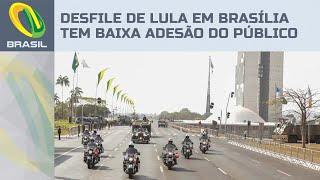 Lula gasta R$ 4 milhões com desfile de 7 de setembro, mas adesão do público é baixa em Brasília