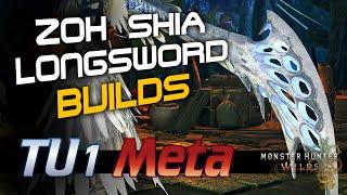 Top STRONGEST NEW DPS Build: Zoh Shia TU1 Long Sword 太刀 - Monster Hunter Wilds (MHWs) モンハンワイルズ