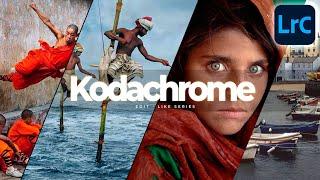 How to Create the KODAK KODACHROME Look in Lightroom Classic Tutorial