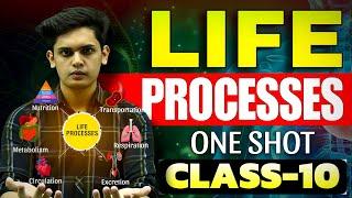 Life Processes Complete Chapter| CLASS 10 Science | NCERT Covered| Prashant Kirad