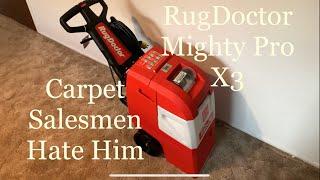 Overview: Rug Doctor Mighty Pro X3 Commercial Carpet Upholstery Cleaner - Easy to Use - Professional