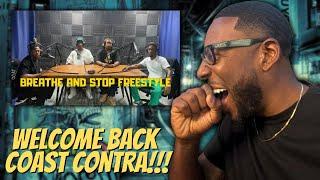 RETRO QUIN REACTS TO COAST CONTRA | COAST CONTRA "BREATHE AND STOP FREESTYLE " (REACTION)!!!