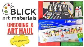 My Blick Art Materials Experience & Unboxing