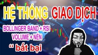 Hệ thống giao dịch bollinger band + RSI + VOLUME + NẾN  trị giá 3000 $ mà không ai chia sẻ với bạn!