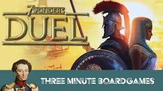 7 Wonders Duel in about 3 Minutes