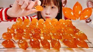 ASMR Traditional Korean Sweets "Geum Gyul Jeonggwa" Kumquat with Honey【Mukbang/ Eating Sounds】