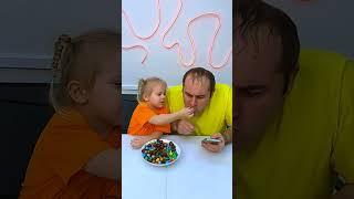 OMG!!!Dad bites baby’s gumball finger! 