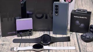 Samsung Galaxy Z Fold 4 / Z Flip 4 / Watch 5 / 5 Pro / Buds2 Pro - Unboxing  (Buds2 Pro Full Review)