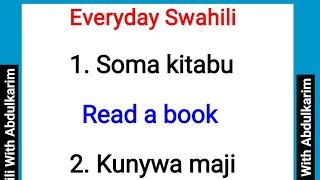 Learn Swahili: Daily phrases and expressions