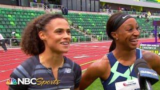 Camacho-Quinn takes women's 100m hurdles at the 2021 Oregon Relays | NBC Sports