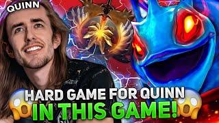 HARD GAME for QUINN in THIS GAME! | QUINN plays PUCK on HIGH MMR DOTA 2