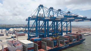 China's first sea-rail automated container terminal enters operation