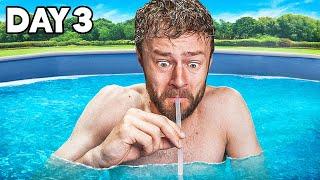 Draining an ENTIRE POOL Using Only a STRAW!