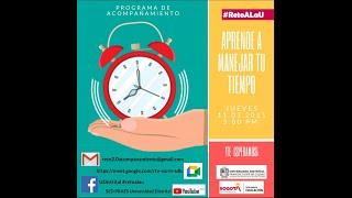 Taller "Aprende a manejar tu tiempo"