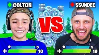 1v1 vs My SON in Fortnite! (For Loot)