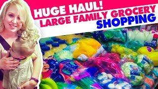 HUGE HAUL! Large Family Grocery Shopping $788 Walmart Pick Up Order!