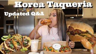 Korean/Mexican Food Mukbang| Updated Q&A| YouTube, Lifestyle, Momlife, Burps & Farts 