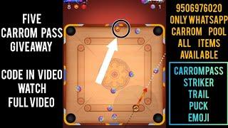 Free Carrom Pass and all indirect shoots free in this Video