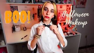 Mom Does My Creepy Doll Halloween Makeup! 
