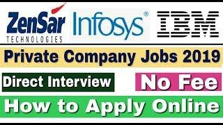 Private Job 2019 II Jobs in Private Company II How to Apply Online II Learn Technical