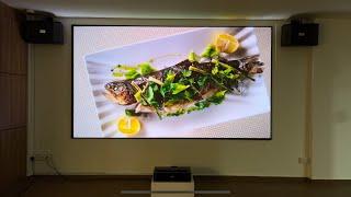 VAVA Chroma Triple Laser UST Projector With 150” Focusview ALR Screen, Element5 Projector Singapore