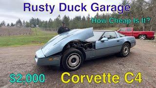 1984 Corvette C4 a Cheap Fun Car