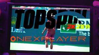 TOP SPIN 2K25  - OneX  FLY  | 8840U |  25W| 900 | Gameplay | ADRENALIN 24.12.1 | 100% RESOLUCION