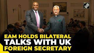 EAM S Jaishankar holds bilateral talks with UK Foreign Secretary David Lammy in Delhi