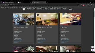 D88 Cafe & Wifi API Web Project