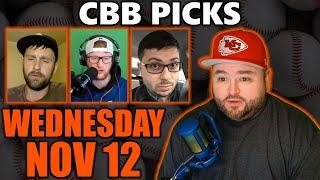 Wednesday CBB Picks with Kyle Kirms | College Basketball 11/27