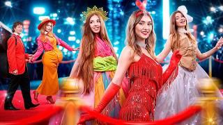 Бедная vs Богатая vs Гига Богатая Девушка на Тим Тин Гала! Кто Украл Нашу Драгоценность?